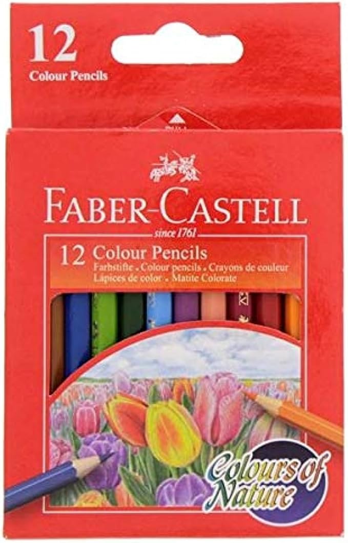 Faber Castell 12 Colour Pencil Colour of Natures