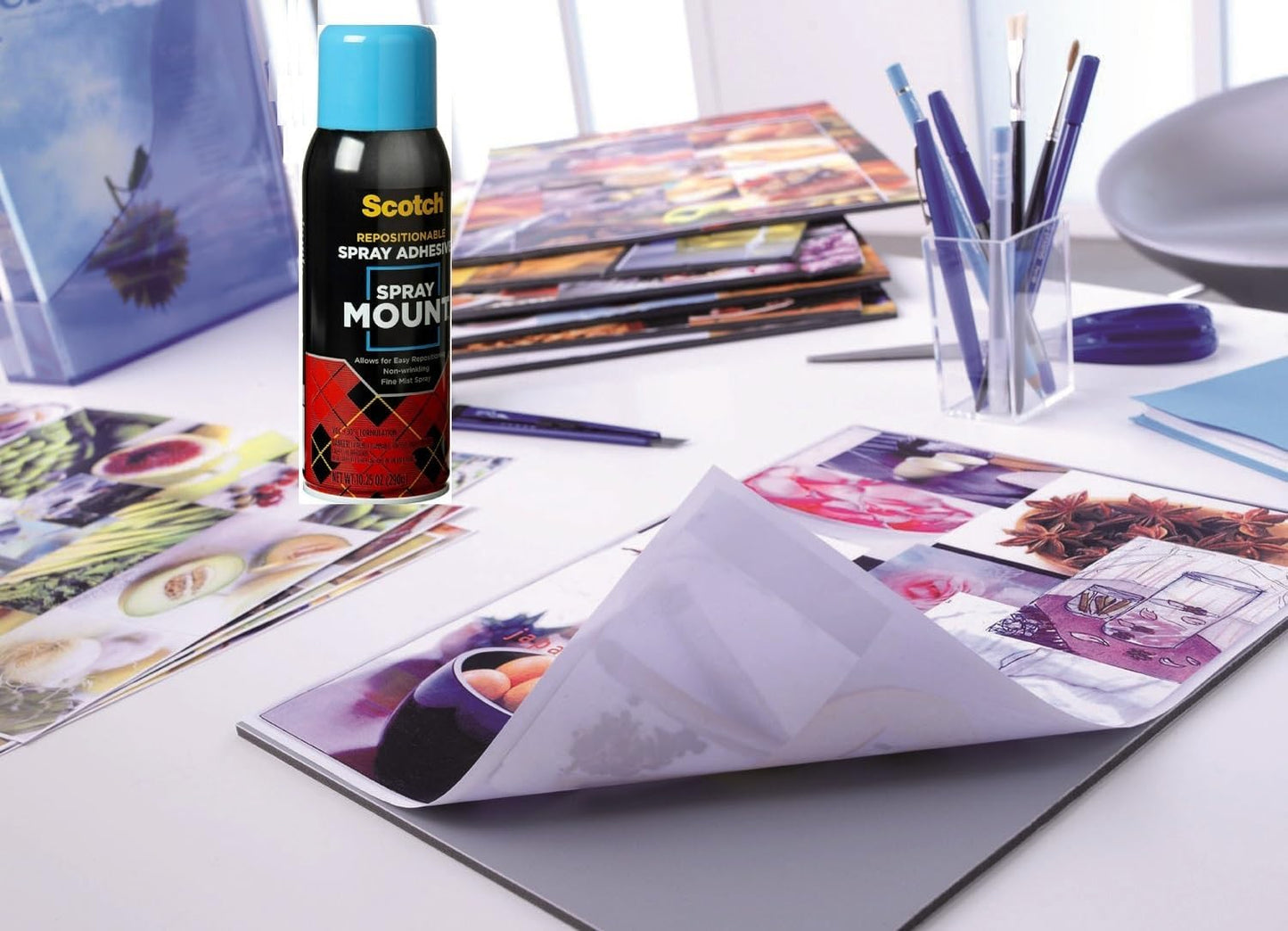 Scotch Repositionable Spray Adhesive 290g for Photos, Paper and Crafts