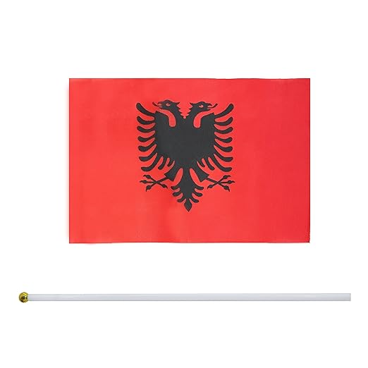 Albania Flag – A5 Size Handheld (Pack of 5)