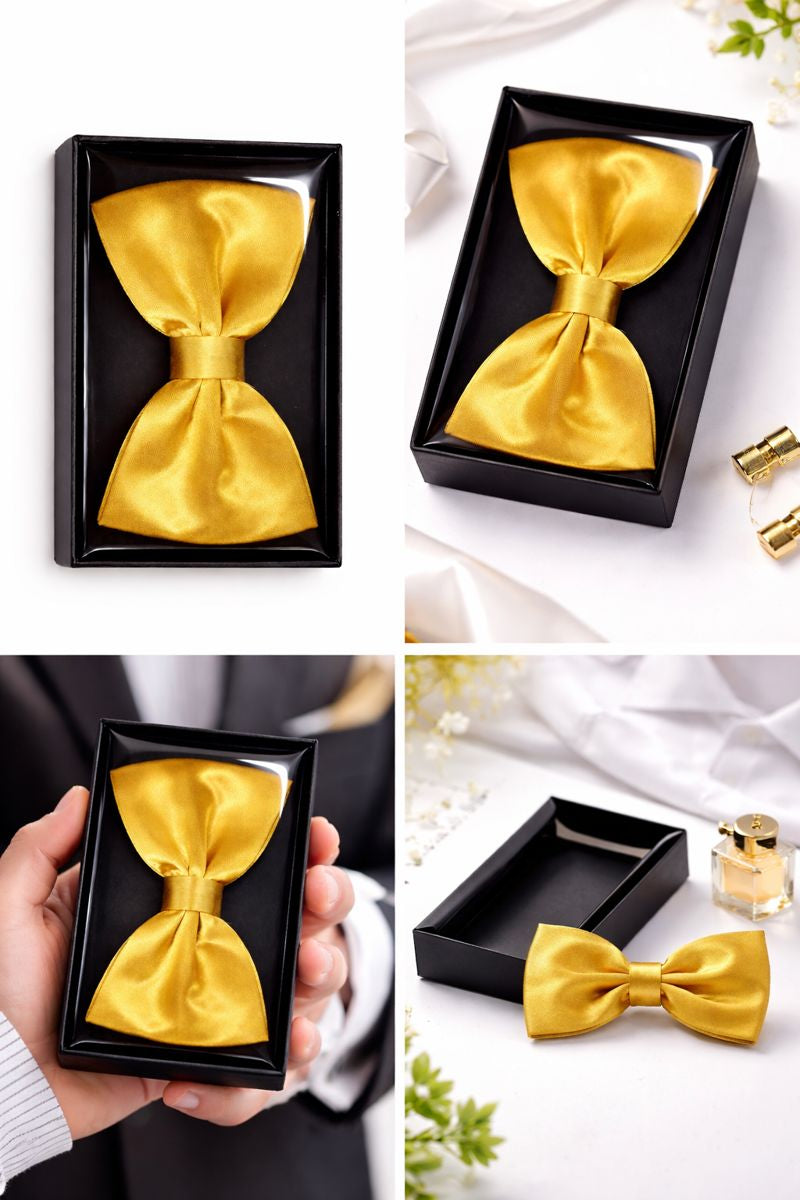 Satin Bow Tie with Gift Box – Formal Party Accessory