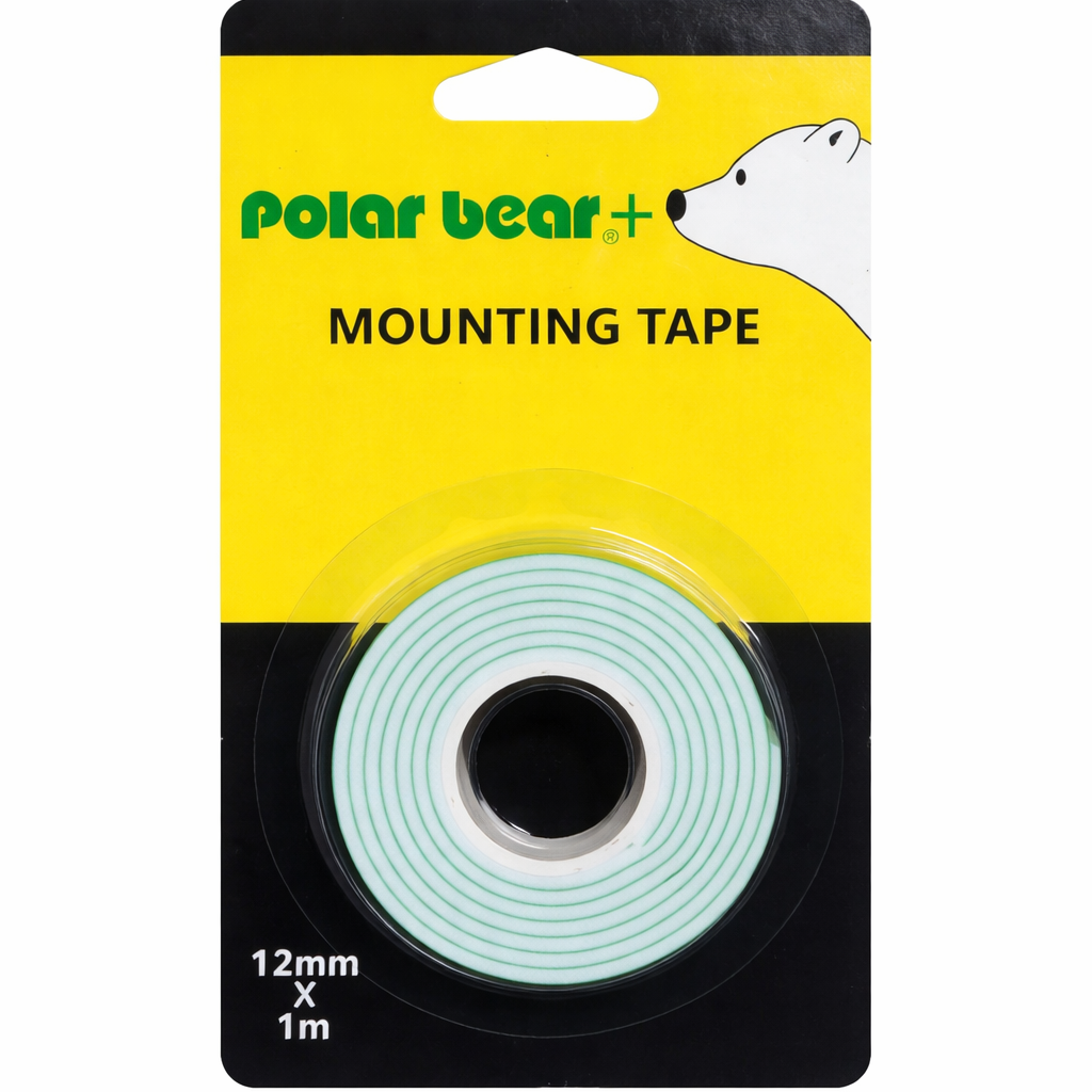 Polar Bear Double Sided Mounting Tape 12mm x 1m