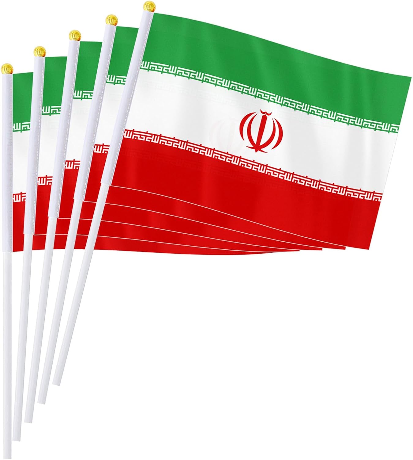 Iran Flag – A5 Size Handheld (Pack of 5)
