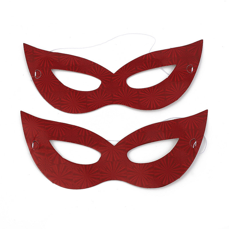 Red Party Eye Mask for Events and Celebrations