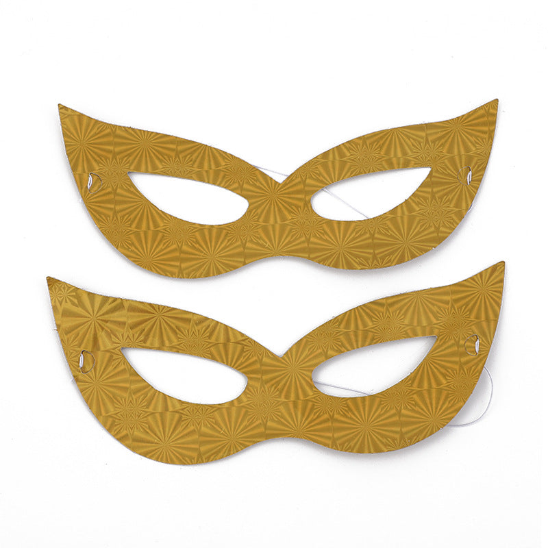 Gold Party Eye Mask for Events and Celebrations