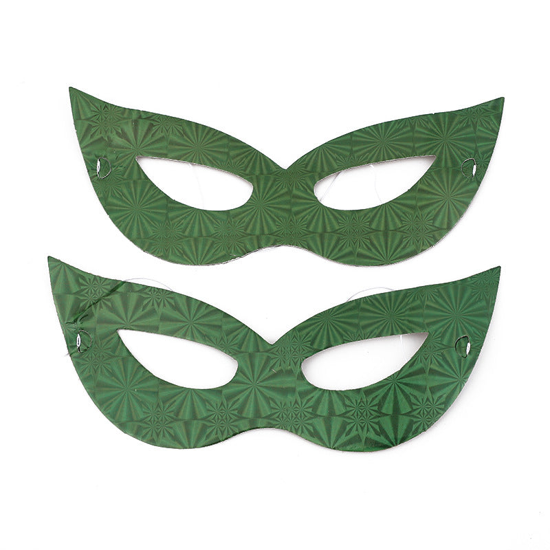 Green Party Eye Mask for Events and Celebrations