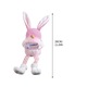 Pink Easter Bunny Plush Decor – Long Legs Rabbit Shelf & Table Decoration