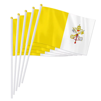 Vatican City Flag – A5 Size Handheld (Pack of 5)