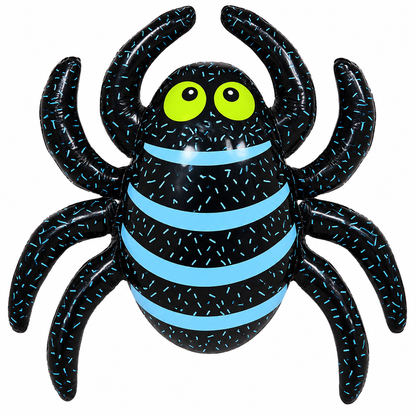 Halloween Inflatable Black Spider Decoration, 45x43CM