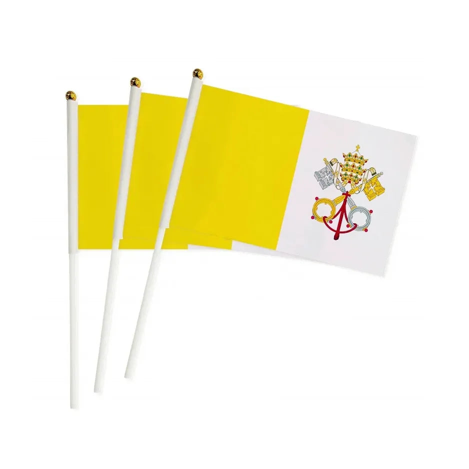 Vatican City Flag – A5 Size Handheld (Pack of 5)