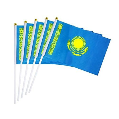 Kazakhstan Flag – A5 Size Handheld (Pack of 5)