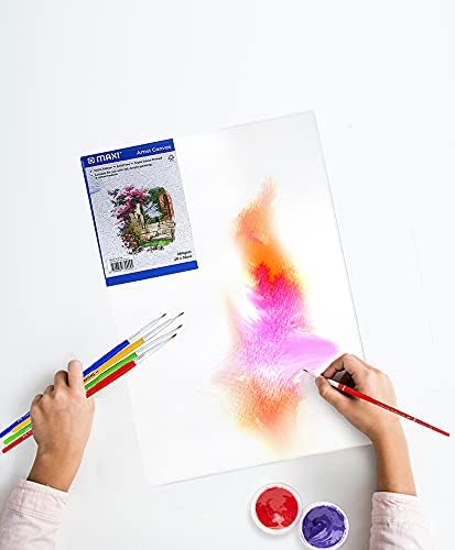 MAXI STRETCHED CANVAS BOARD 380 GSM 20X20