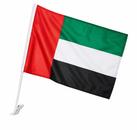 UAE Car Window Flag 30 × 45 cm – National Day Car Decoration
