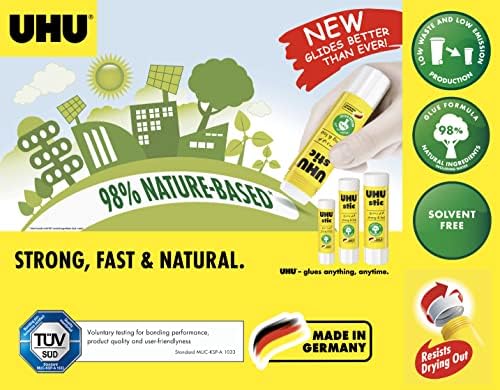 UHU Stic Glue Stick – Strong Paper & Craft Adhesive (8g, 21g, 40g)