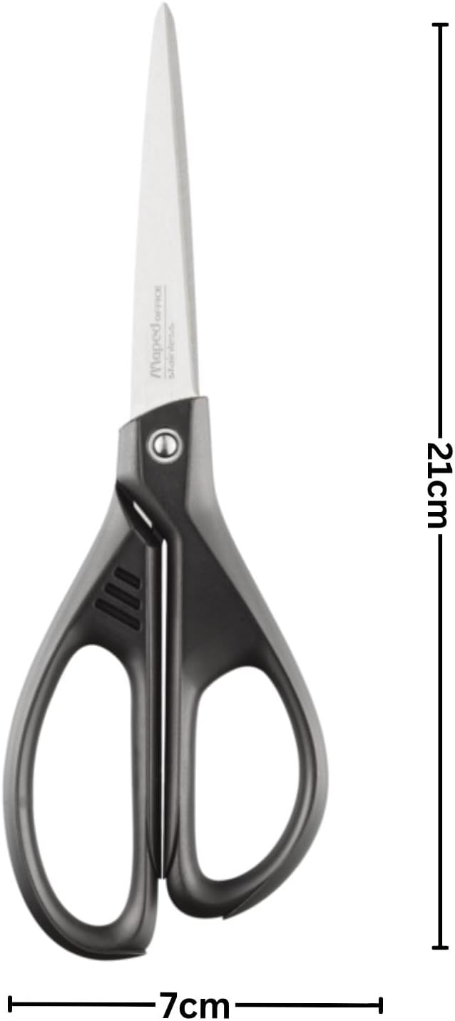 Maped Essentials Stainless Steel Office Scissors 21cm