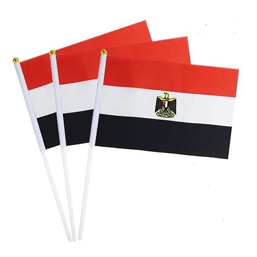 Egypt Flag – A5 Size Handheld (Pack of 5)