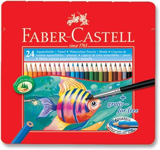 Faber Castell Fish Design Water Colour Pencils 24 Colour