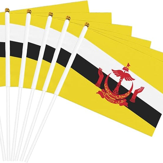 Brunei Flag – A5 Size Handheld (Pack of 5)