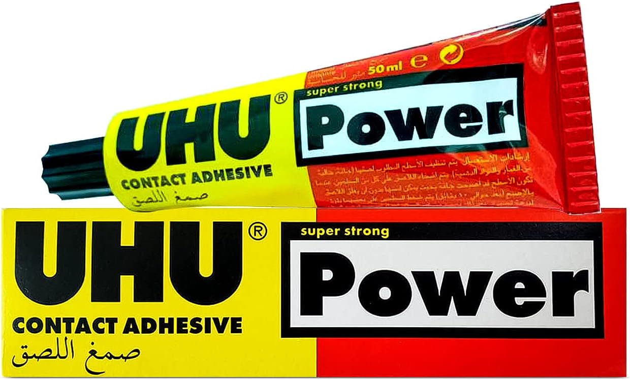 UHU Power Contact Adhesive Glue 50ml Super Strong Multipurpose