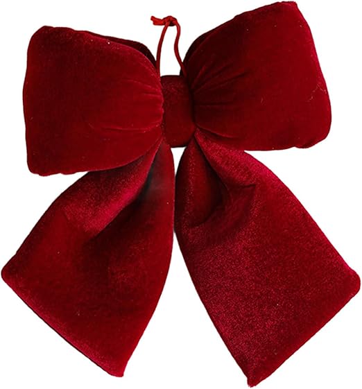 Velvet Luxury Christmas Bow Decoration – 33cm