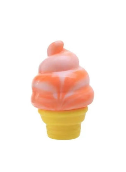 NeeDoh Nice Cream Cone Orange Squishy Stress Toy – Soft Sensory Fidget Toy
