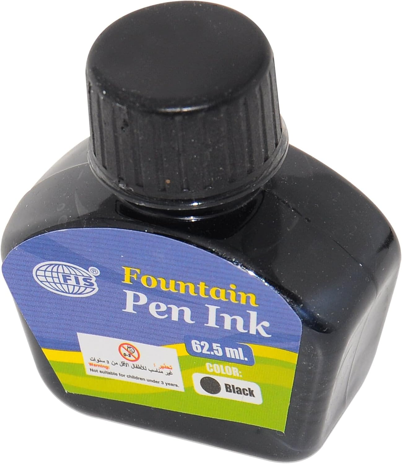 FIS Fountain Pen Ink – Black | 62.5 ml Bottle