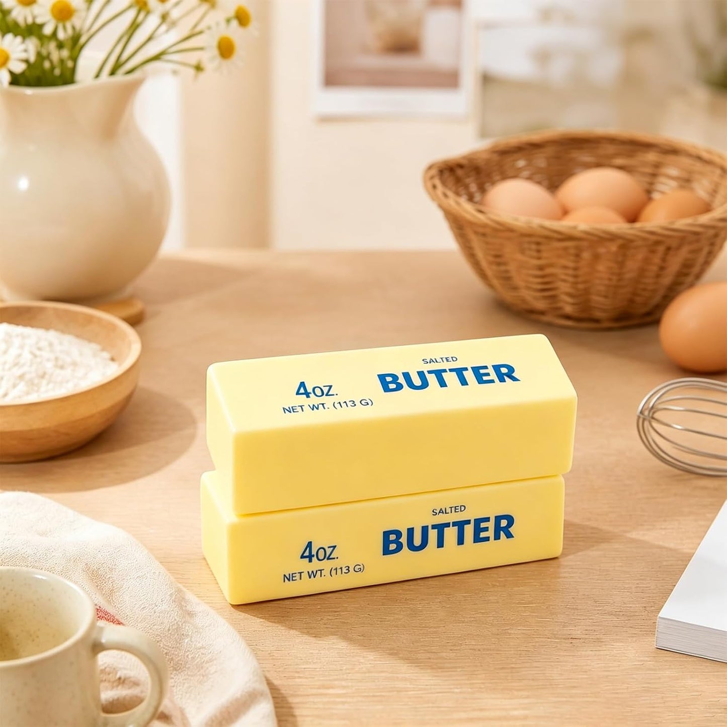 Butter Bar Squeeze Toy, Soft Stretchy Stress-Relief Fidget – 14 cm
