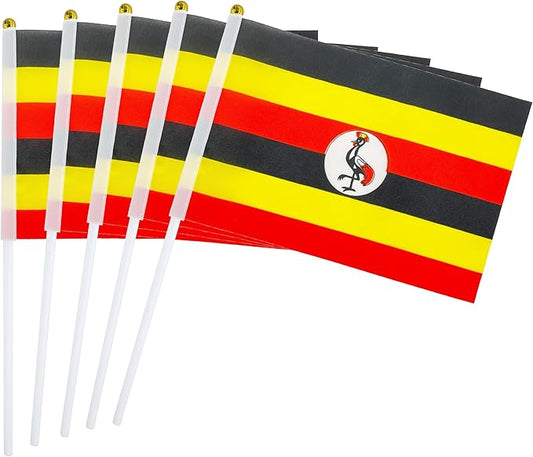 Uganda Flag – A5 Size Handheld (Pack of 5)