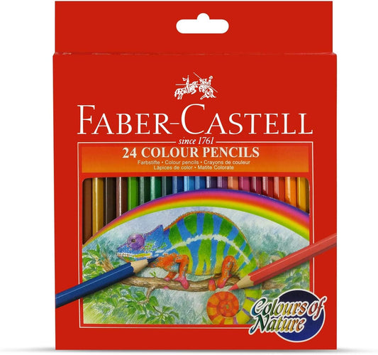 Faber-Castell Colouring Pencil, 24 Colours.