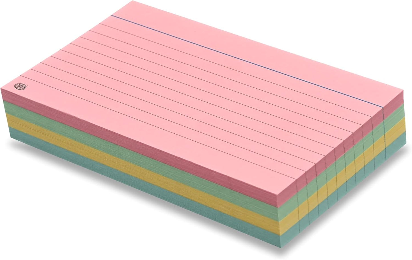 FIS Record Cards 8x5 Inch Ruled 100 Sheets 180 GSM Index Cards