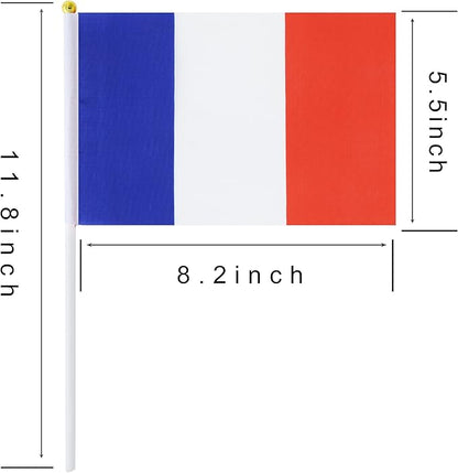 France Flag – A5 Size Handheld (Pack of 5)