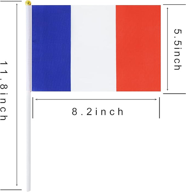 France Flag – A5 Size Handheld (Pack of 5)