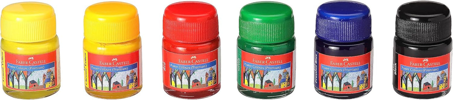 Faber-Castell Premium Poster Colours, 12Colours X10ML