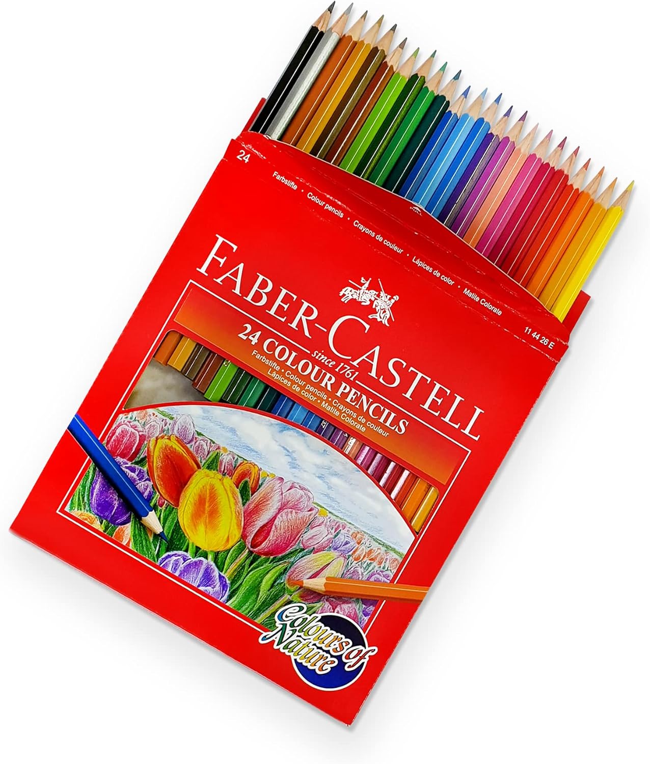 Faber-Castell Colouring Pencil, 24 Colours.