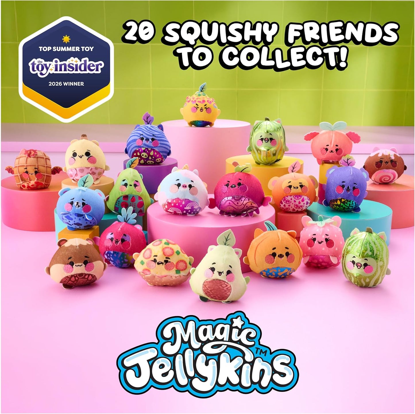 Magic Jellykins Surprise Plush Collectible in Reusable Jar | Mystery Character