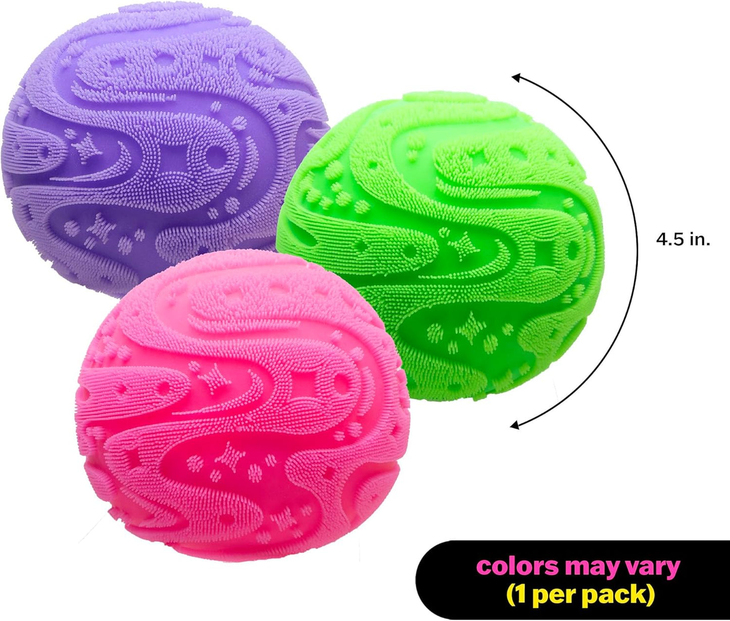 NeeDoh Fuzz Ball – Green | Soft Fuzzy Sensory Squeeze Ball