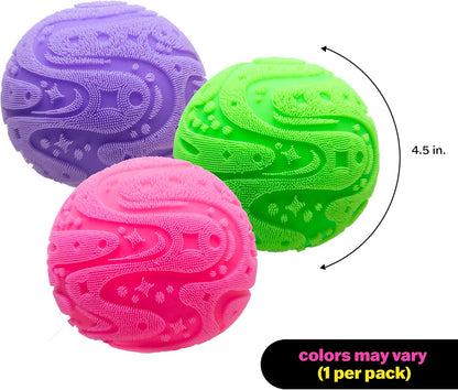 NeeDoh Fuzz Ball – Green | Soft Fuzzy Sensory Squeeze Ball