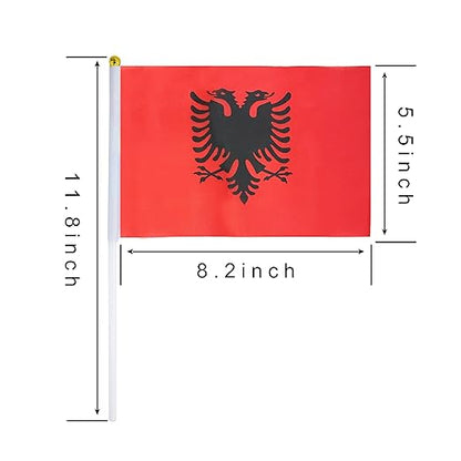 Albania Flag – A5 Size Handheld (Pack of 5)