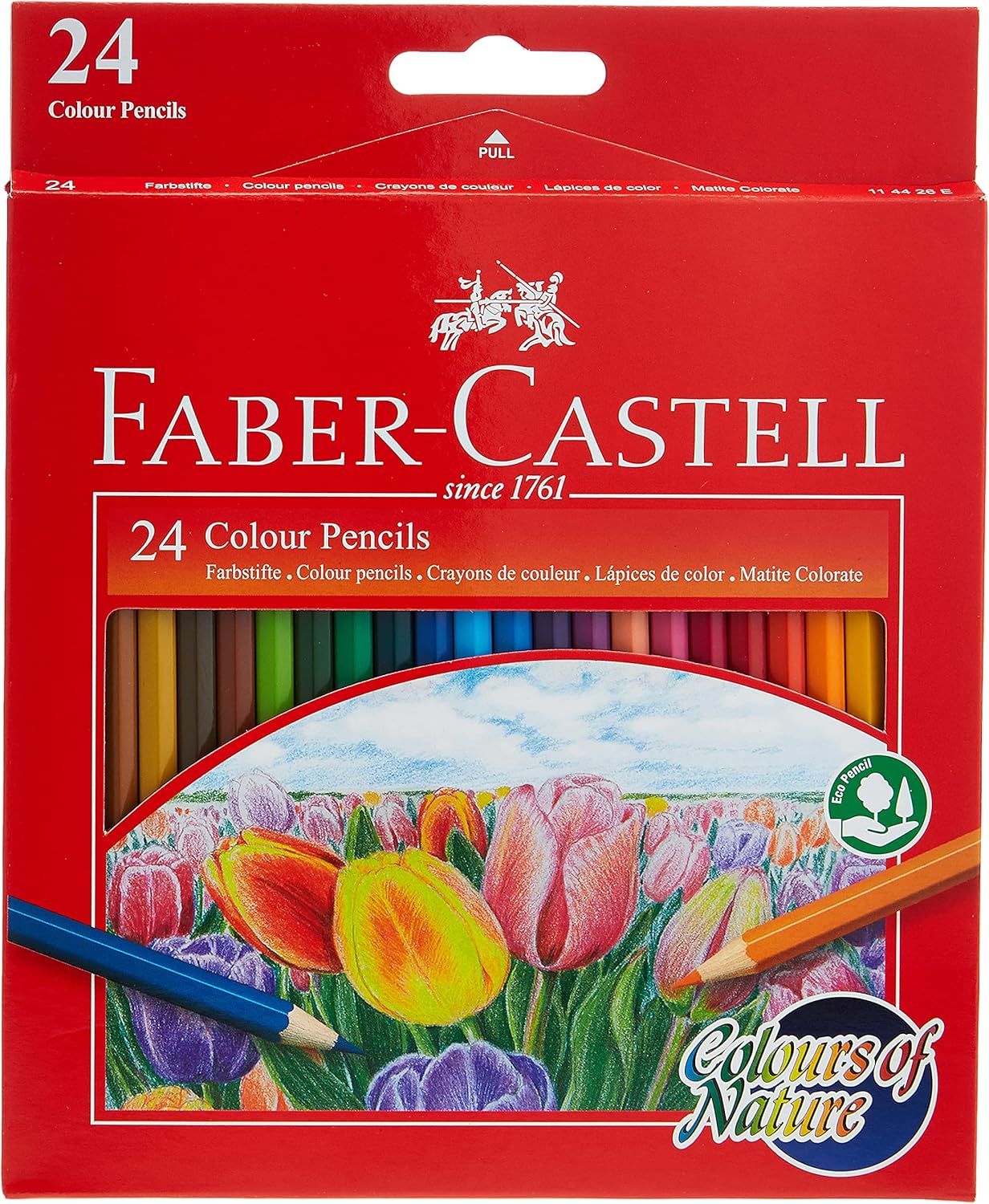 Faber-Castell Colouring Pencil, 24 Colours.