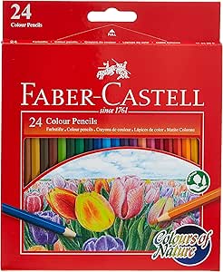 Faber-Castell COLOURS OF NATURE COLOUR PENCILS 24