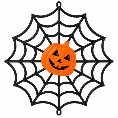 Halloween Spider Web Pumpkin Hanging Decoration, 40CM