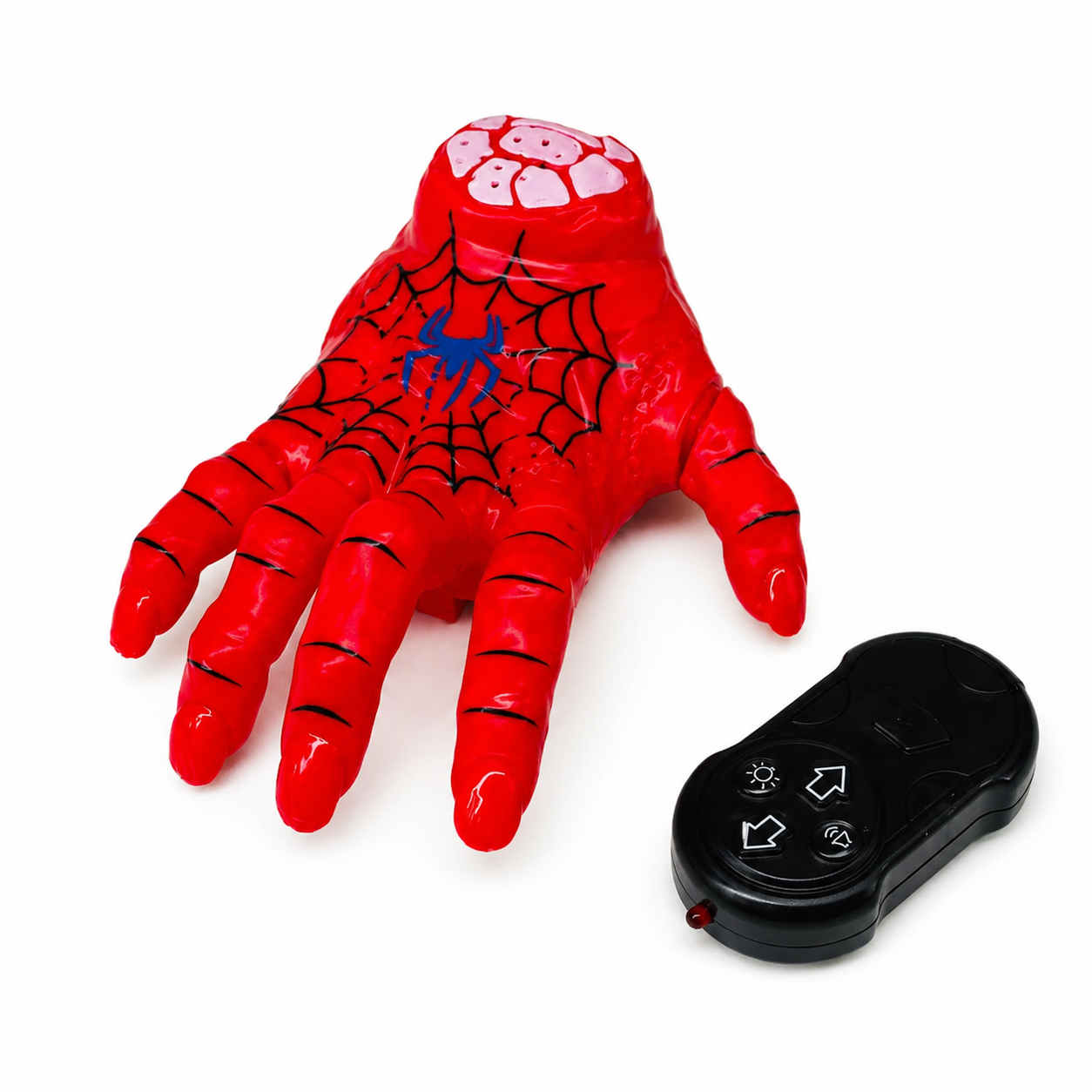 Remote Control Crawling Spider Hand Toy – Halloween Prank Hand with Lights & Sounds