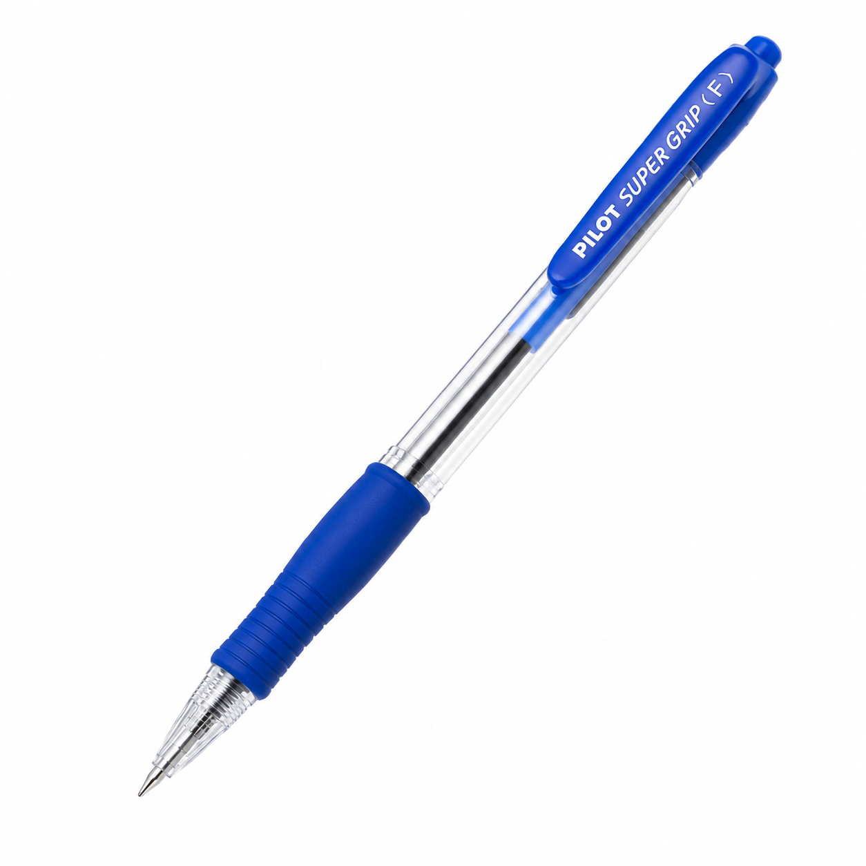 Pilot Super Grip Ball Point Pen 0.7 mm – Black Blue Red Green, Single or Box of 12