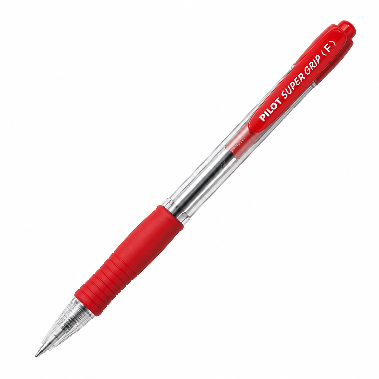Pilot Super Grip Ball Point Pen 0.7 mm – Black Blue Red Green, Single or Box of 12