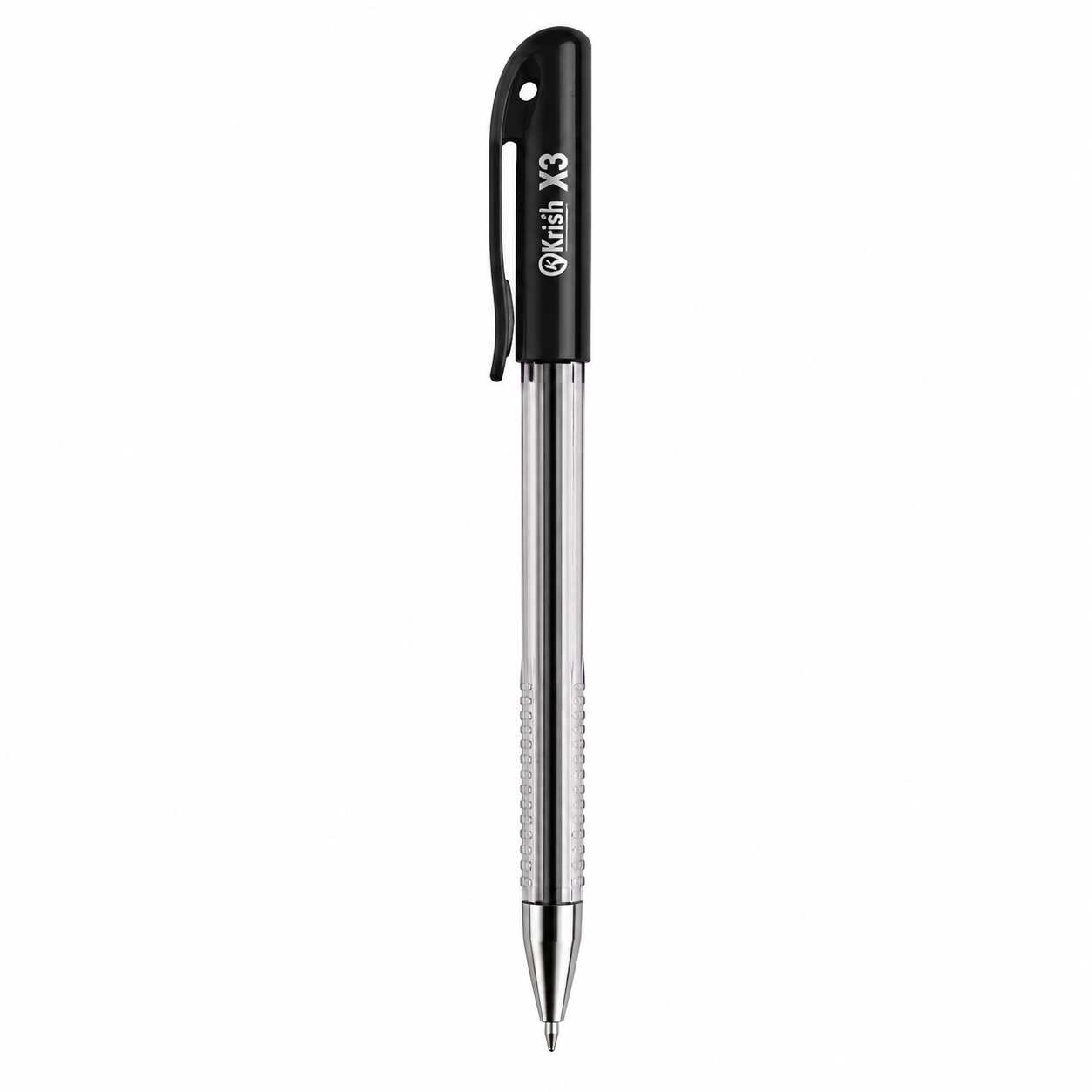 Krish X3 Ball Point Pen – 0.7 mm Extra Fine, Blue & Black, Pack of 6 or Box of 50