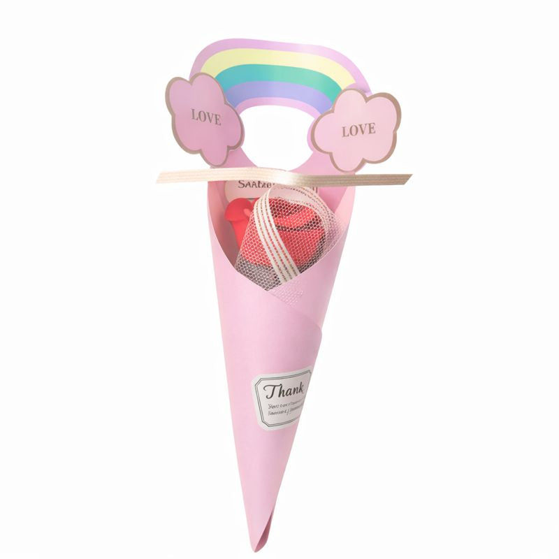 Valentine’s Day Gift Bouquet Cone – Romantic Love Decoration Gift