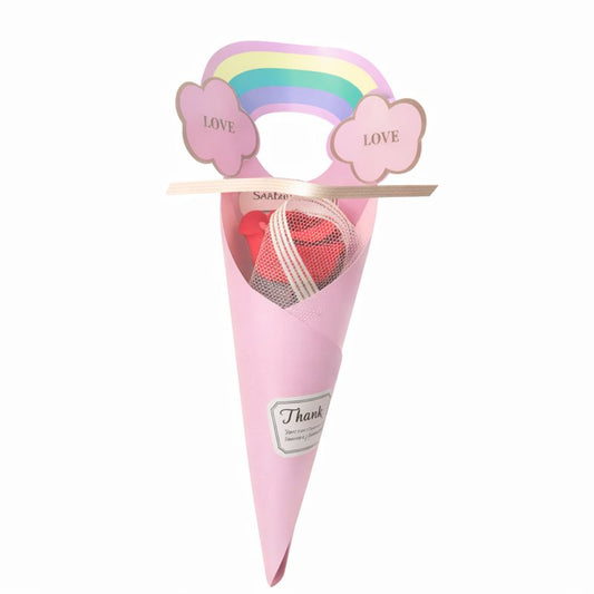 Valentine’s Day Gift Bouquet Cone – Romantic Love Decoration Gift