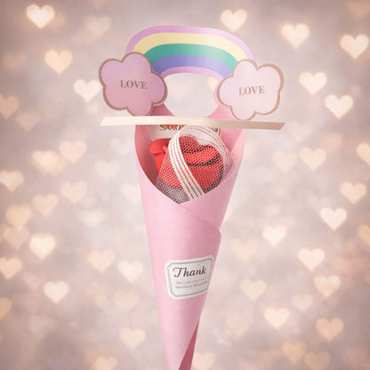 Valentine’s Day Gift Bouquet Cone – Romantic Love Decoration Gift