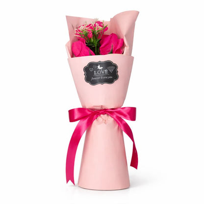 Pink Artificial Rose Bouquet – Elegant Gift Arrangement