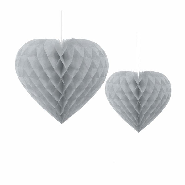Honeycomb Paper Heart Hanging Decoration – Party & Valentine Decor