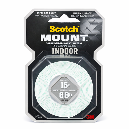 Scotch™ Indoor Mounting Tape – Double-Sided Heavy Duty (Holds up to 6.8 kg)